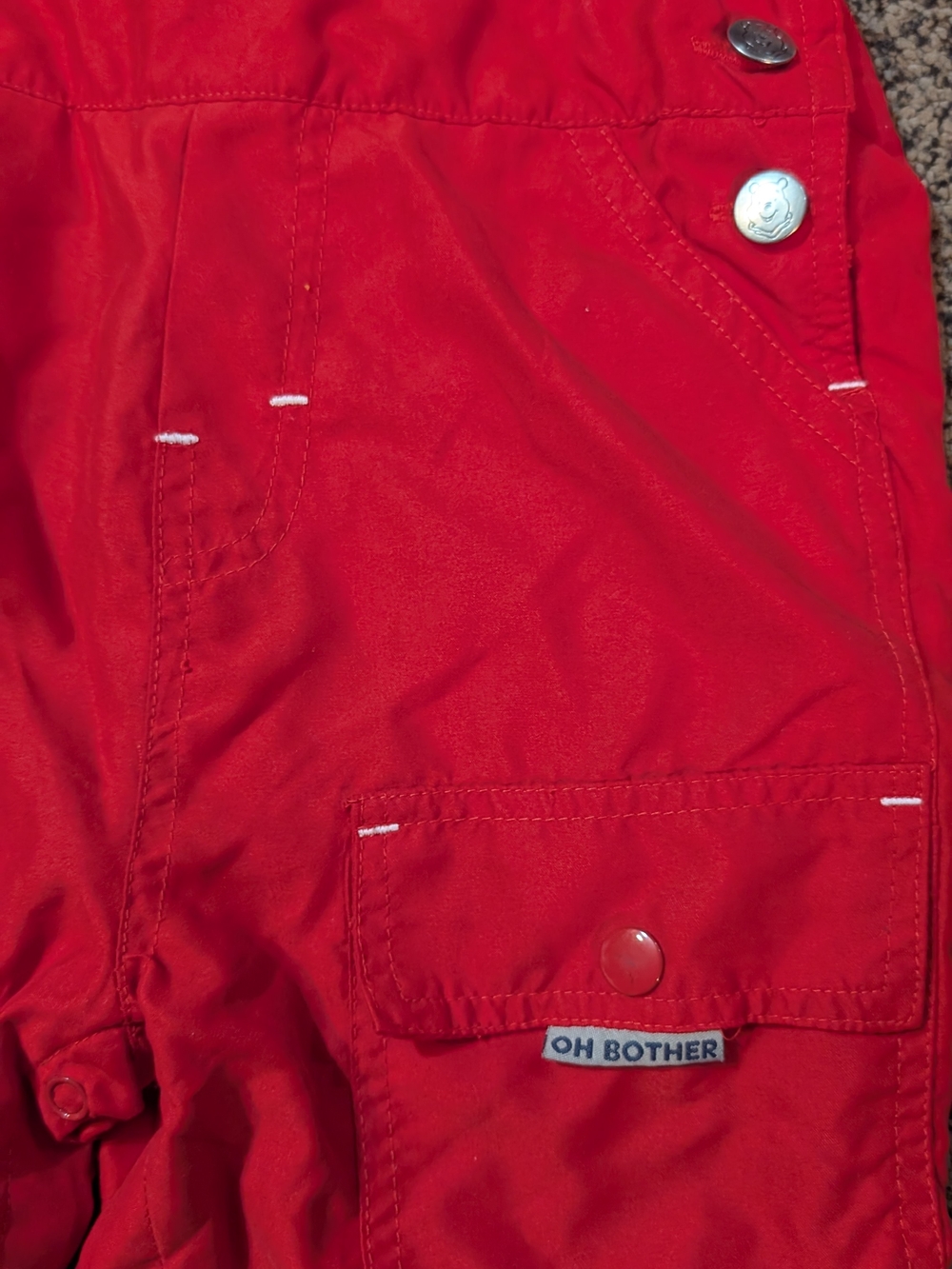 Vintage Y2K Winnie The Pooh Short Overalls - Picture 6 of 8